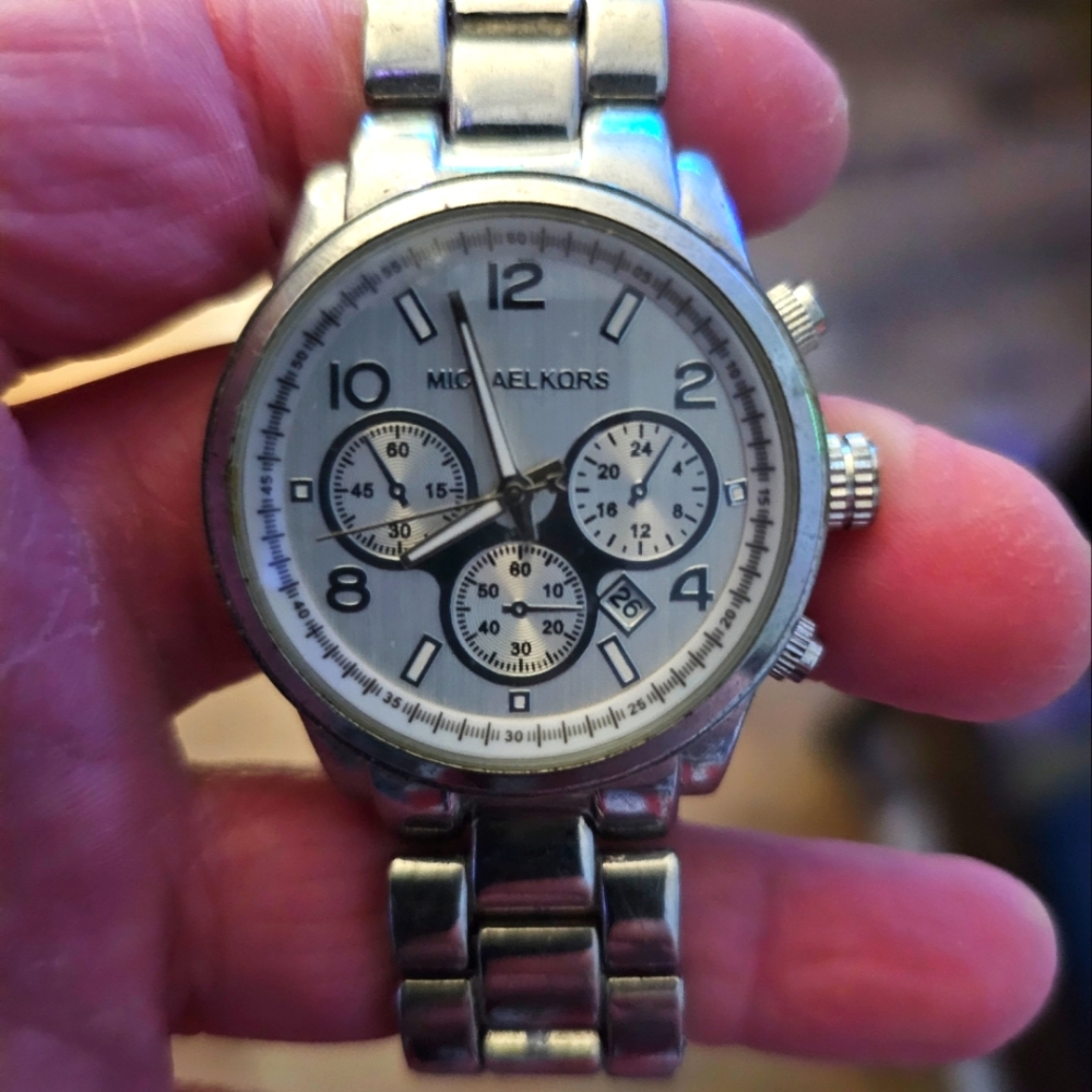 Michael KOHR men's stainless steel wrist watch